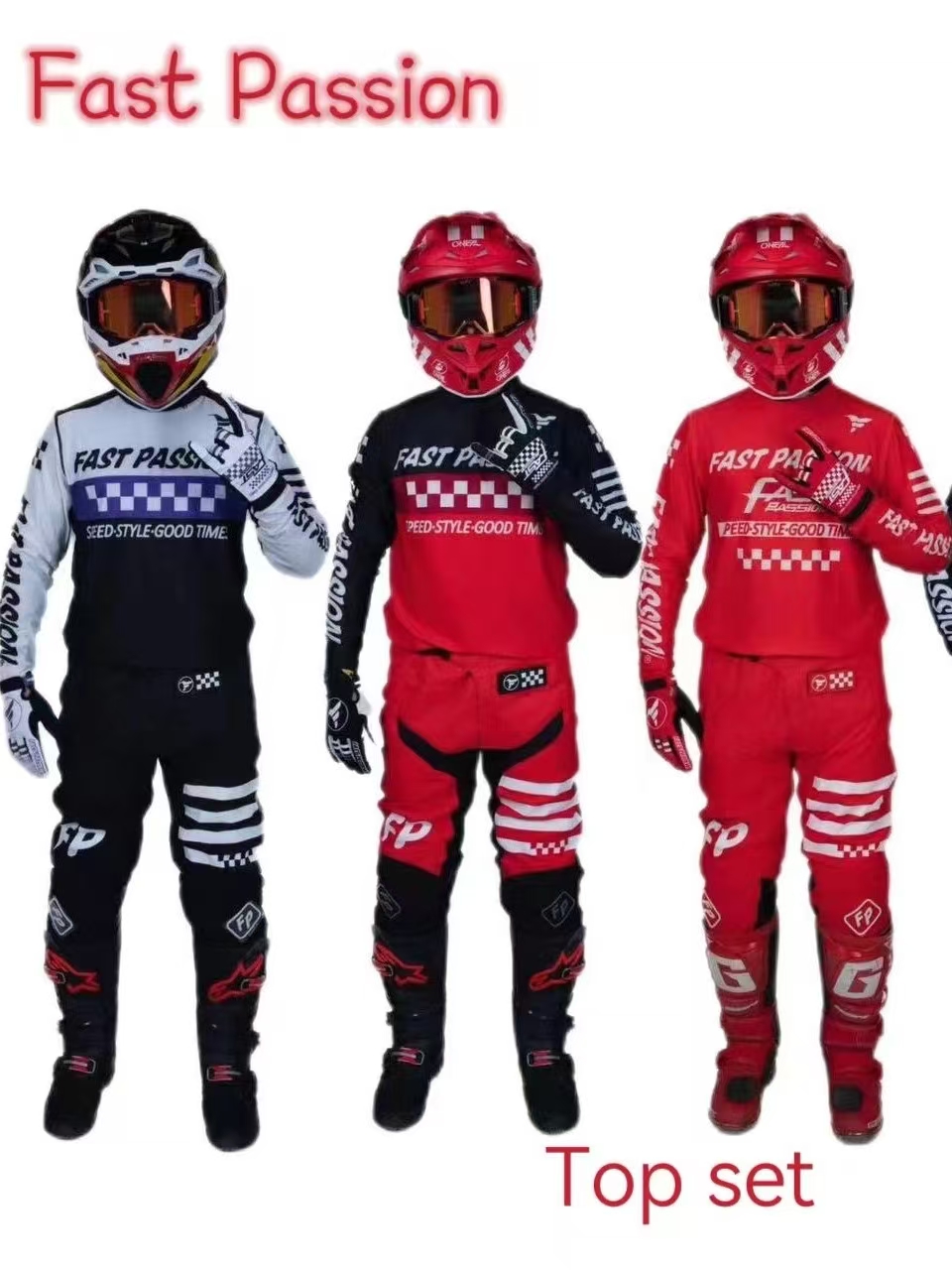 Motorcycle Gear For Sale - 2025 fastpassion fox Motocross Ekipman Seti