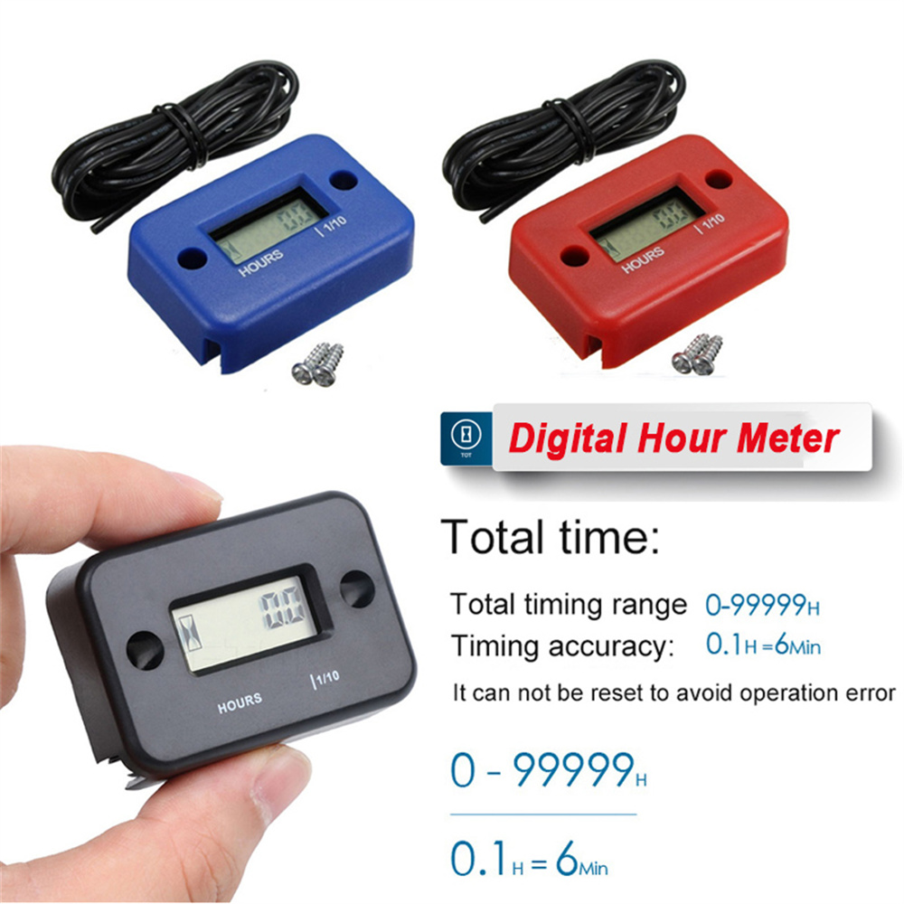 Gear Indicator Display - Su geçirmez LCD Ekranlı Dijital Saat