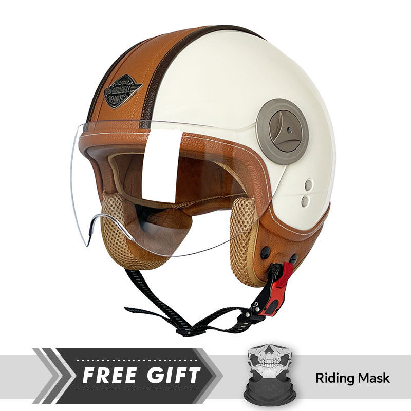 Motorcycle Gear In Store - Açık Yüz Motosiklet Kaskı Rahat 3/4