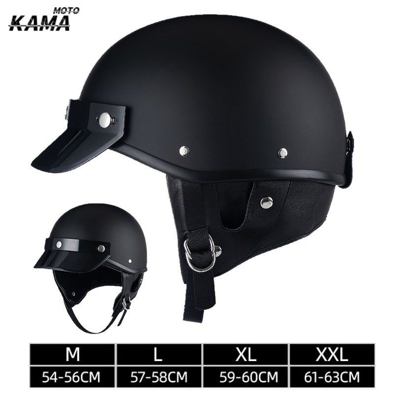 Motorcycle Gear Urban - Vintage Yarım Kask – Nefes Alabilen
