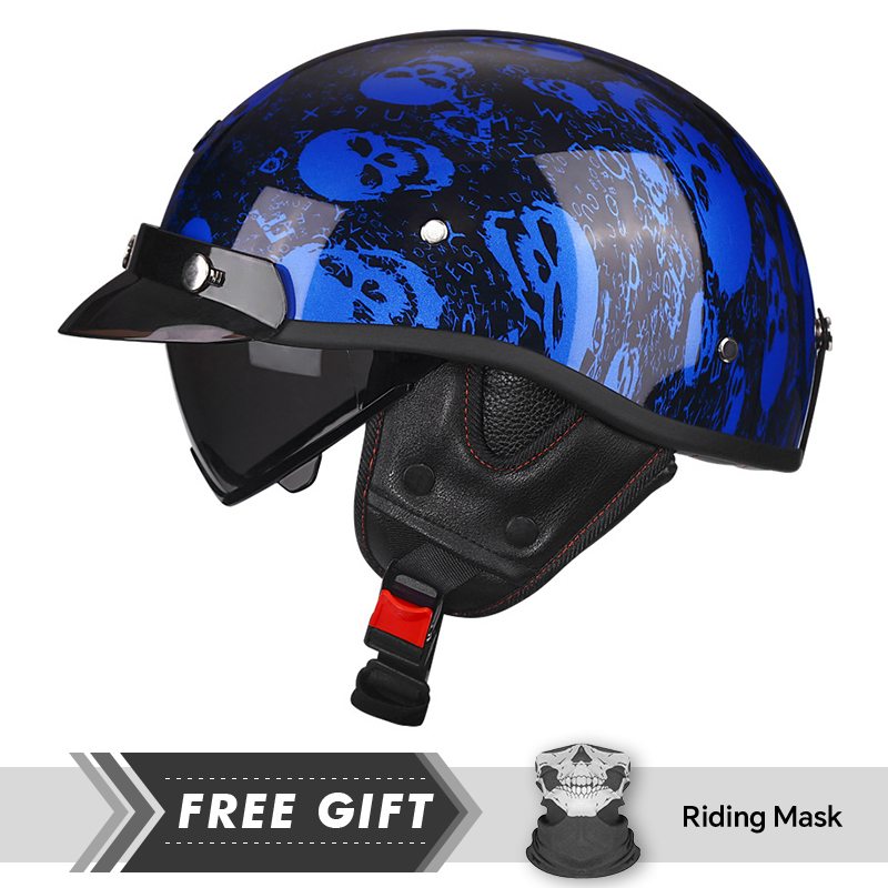 Motorcycle Gear In Store - Yarım Motosiklet Kaskı DOT ECE 1/2