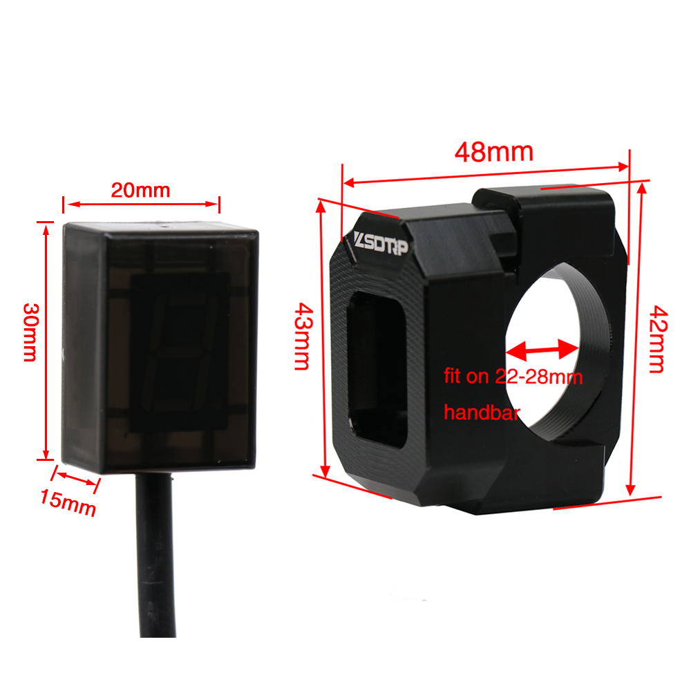 ZSDTRP 6 Hız Evrensel Motosikl - Gear Indicator Display incelemesi ve fiyatı