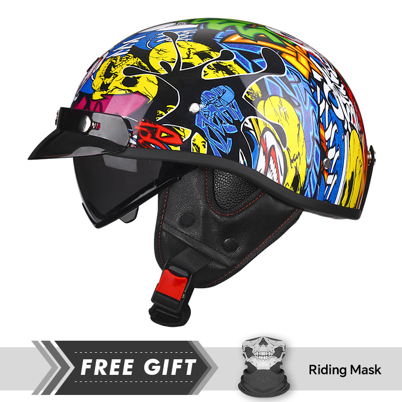 Yarım Motosiklet Kaskı DOT ECE - Motorcycle Gear In Store incelemesi ve fiyatı