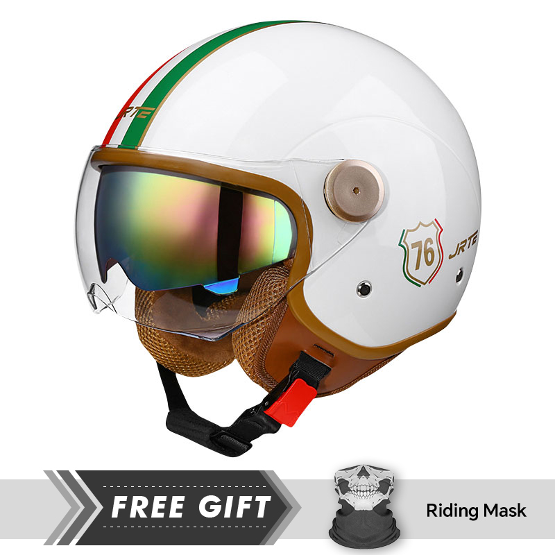 DOT Onaylı Açık Yüz Kask Retro - Motorcycle Gear In Store incelemesi ve fiyatı