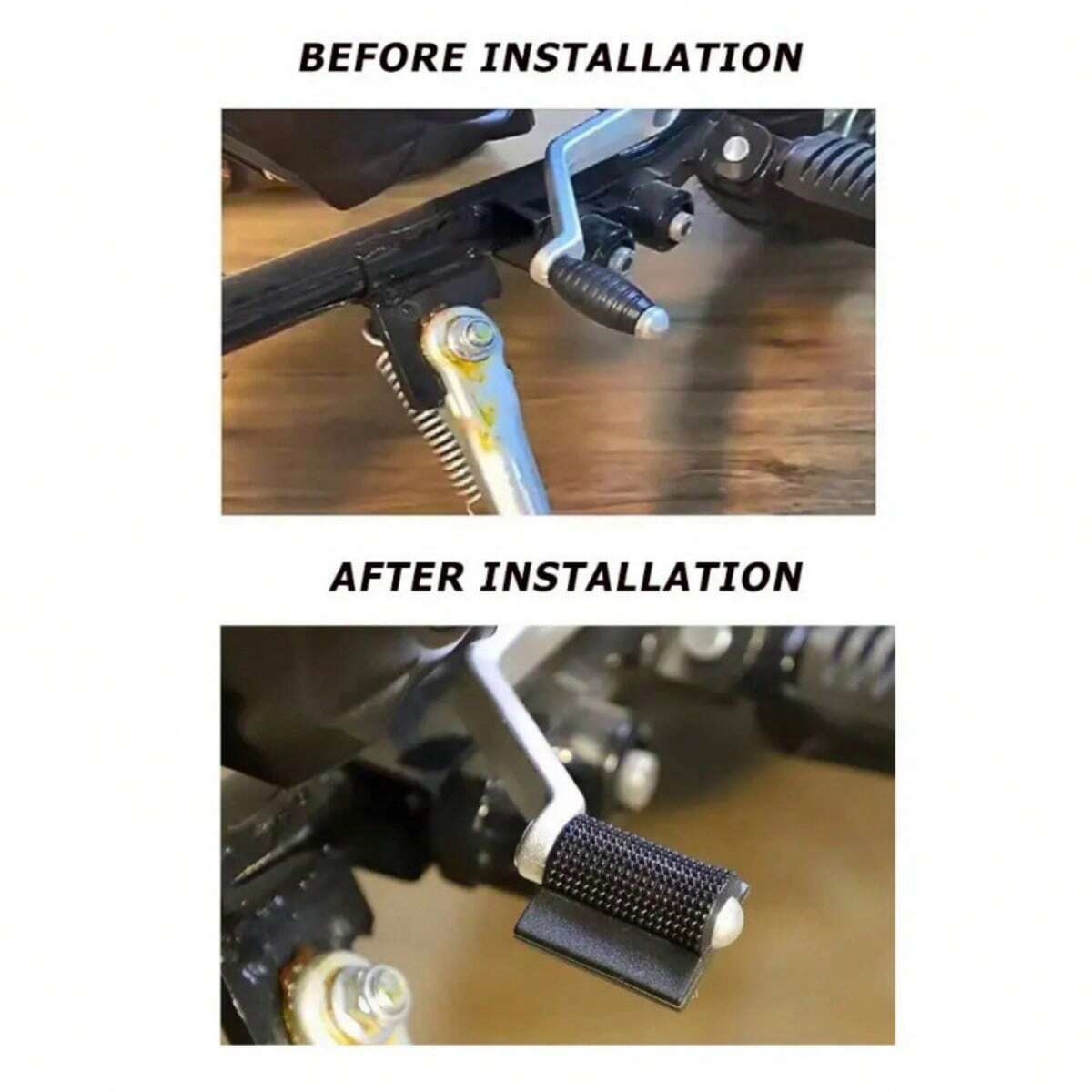 1 adet evrensel motosiklet vit - Motorcycle Gear Lever Rubber incelemesi ve fiyatı