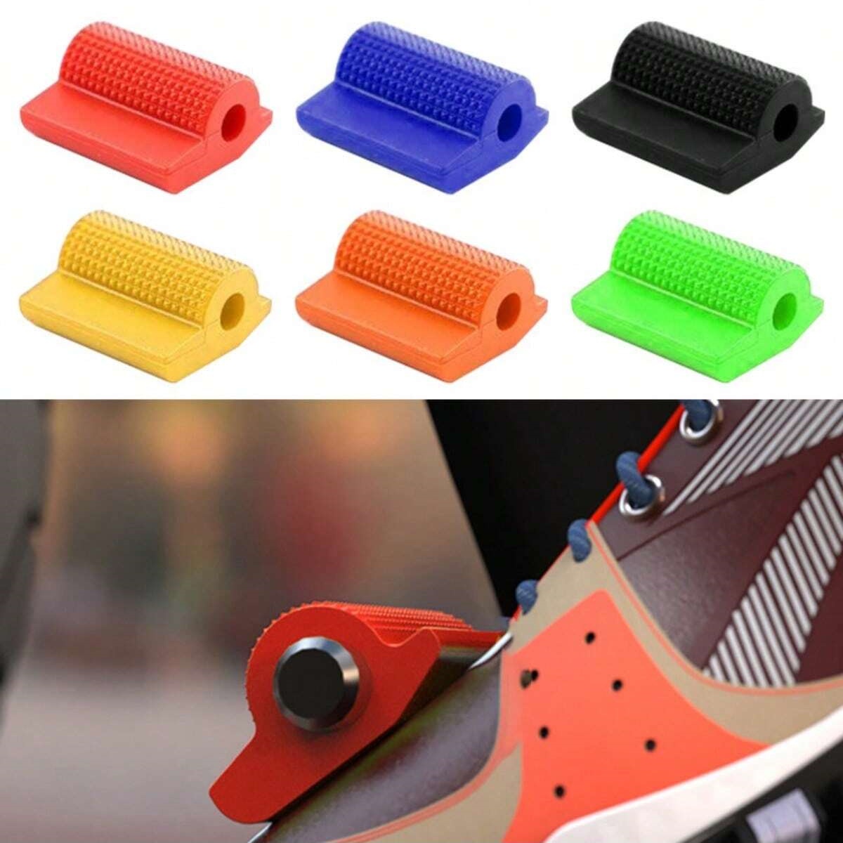 1 adet evrensel motosiklet vit - Motorcycle Gear Lever Rubber incelemesi ve fiyatı